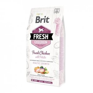 Brit Fresh Healthy Growth tørrfôr med kylling og potet til valp 12 kg
