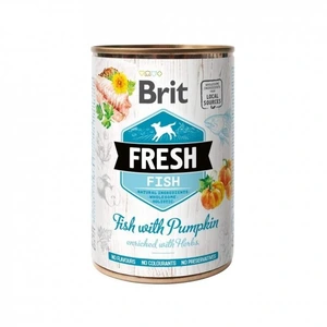 Brit Fresh våtfôr med fisk og gresskar til hund 400 g