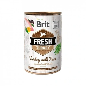 Brit Fresh våtfôr med kalkun og erter til hund 400 g
