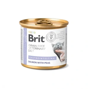 Brit Veterinary Diet Grain Free Gastrointestinal våtfôr med laks og erter til katt 200 g