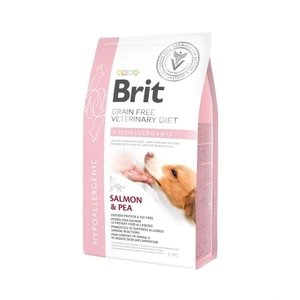 Brit Veterinary Diet Hypoallergenic kornfritt tørrfôr med laks og erter til hund 2 kg