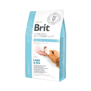 Brit Veterinary Diet Obesity kornfritt tørrfôr med lam og erter til hund 2 kg