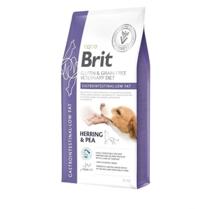 Brit Veterinary Diets Gastrointestinal Low Fat kornfritt tørrfôr med sild og ert til hund 12 kg