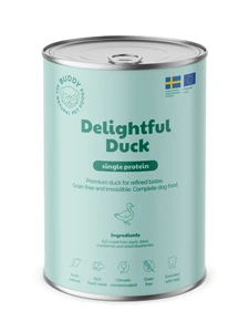 Buddy Petfoods Delightful Duck tørrfôr til hund 400 g