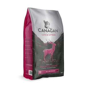 Canagan Country Game Duck, Venison & Rabbit tørrfôr til katt 375 g