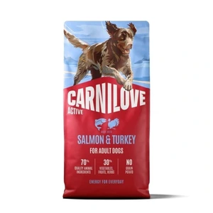 Carnilove Active tørrfôr med laks og kalkun til hund 12 kg