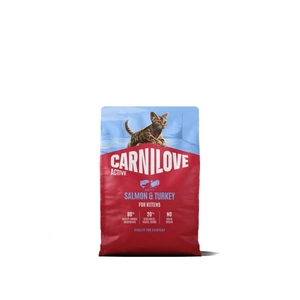 Carnilove Active tørrfôr med laks og kalkun til kattunge 2 kg