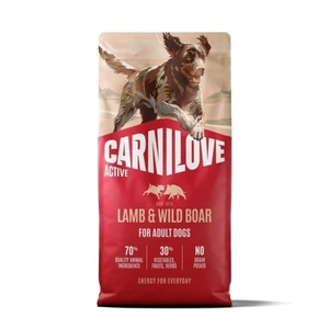 Carnilove Active tørrfôr med lam og villsvin til hund 12 kg