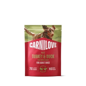 Carnilove paté med kalkun og and og timotei til hund 300 g