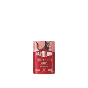 Carnilove Pouch våtfôr i saus med kalkun og valerian til katt 85 g