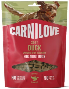 Carnilove Soft Snack med and og rosmarin til hund 200 g