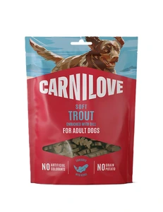 Carnilove Soft Snack med ørret og dill til hund 200 g