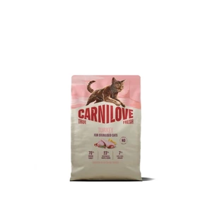 Carnilove True Fresh Sterilised tørrfôr med kalkun til katt 2 kg