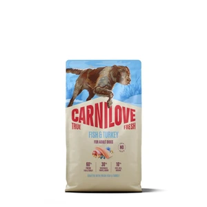 Carnilove True Fresh tørrfôr med fisk og kalkun til hund 4 kg