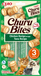 Churu Bites wrap med kylling og tunfisk til katt 3 x 30 g