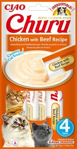 Churu Cat Creamy Treat med kylling og biff 4 stk