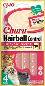 Churu Hairball Control kattesnacks med kylling 4 stk