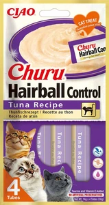 Churu Hairball Control kattesnacks med tunfisk 4 stk