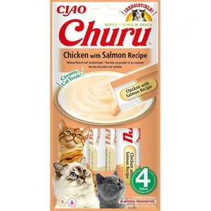 Churu kattesnacks med kylling og laks 4 x 14 g