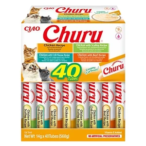 Churu kattesnacks med kylling, mix 40 x 14 g