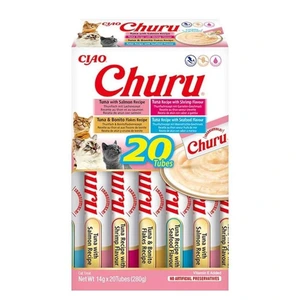 Churu kattesnacks med sjømat, mix 20 x 14 g