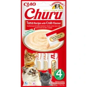 Churu kattesnacks med tunfisk og krabbe 4 x 14 g