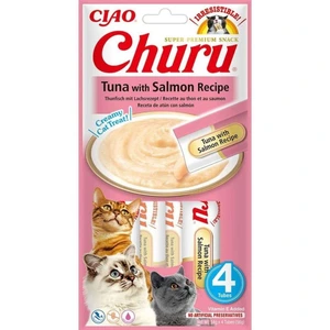 Churu kattesnacks med tunfisk og laks 4 x 14 g