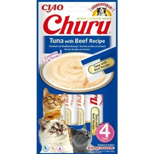 Churu kattesnacks med tunfisk og storfe 4 x 14 g