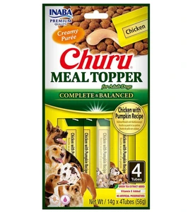 Churu Meal Topper med kylling og gresskar til hund 4 stk