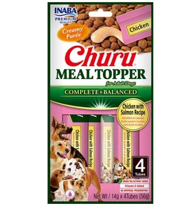 Churu Meal Topper med kylling og laks til hund 4 stk