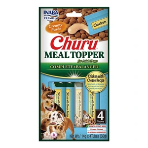 Churu Meal Topper med kylling og ost til hund 4 stk