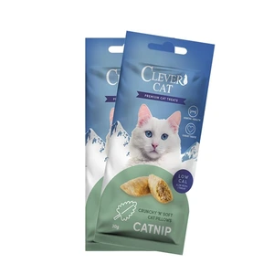 Clever Cat Pillows kattesnacks med kattemynte 30 g