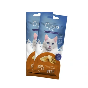 Clever Cat Pillows kattesnacks med okse 30 g
