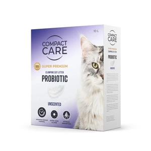 Compact Care Probiotic Unscented kattesand 10 L