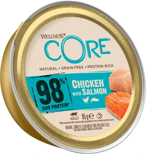 CORE Petfood 98 % kylling- og laksepaté til katt 85 g