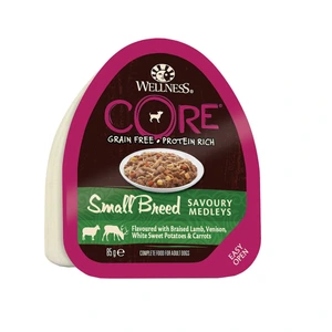 CORE Petfood Savoury Medleys Small Breed våtfôr med lam, vilt, søtpotet & gulrøtter til hund 85 g