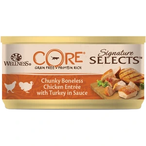 CORE Petfood Signature Selects Chunky kylling & kalkun i saus til katt 79 g