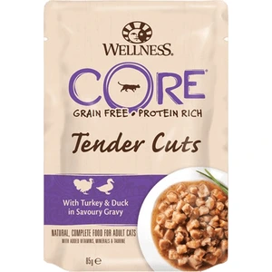 CORE Petfood Tender Cuts kalkun & and våtfôr til katt 85 g
