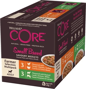 CORE Small Breed Savoury Medleys Farmer Selection våtfôr til hund 6 x 85 g
