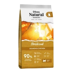 DIBAQ Natural Moments Sterilized tørrfôr med laks og kylling til katt 2 kg