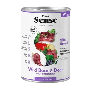 DIBAQ Sense Grain Free tørrfôr med villsvin og hjort 380 g