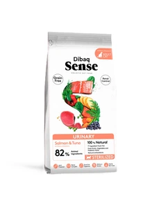 DIBAQ Sense Grain Free Urinary tørrfôr med laks og tunfisk til katt 1,5 kg