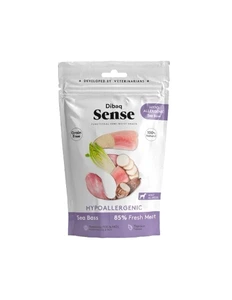 DIBAQ Sense Hypoallergenic hundesnacks med havabbor 100 g