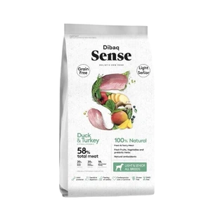 DIBAQ Sense Light & Senior tørrfôr til hund 2 kg