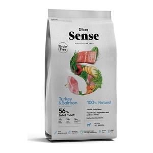 DIBAQ Sense tørrfôr med laks og kalkun til valp 2 kg