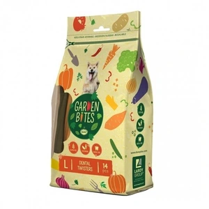 Duvo+ Garden Bites Dental Twisters tyggebein til hund L, 420 g