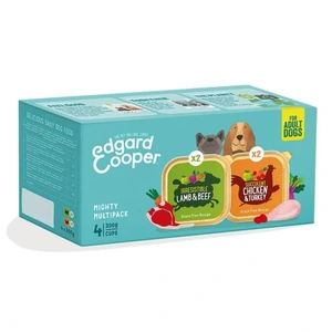 Edgard & Cooper Adult Multipack våtfôr med lam & kylling til hund 4 x 300 g