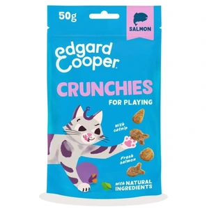 Edgard & Cooper Crunchies kattegodbiter laks & kylling 50 g