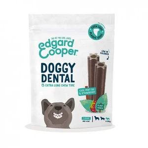 Edgard & Cooper Doggy Dental tyggepinner jordbær & mynte 7 stk str S