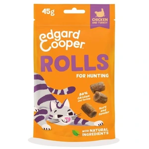 Edgard & Cooper Rolls myke kattegodbiter kylling & kalkun 45 g